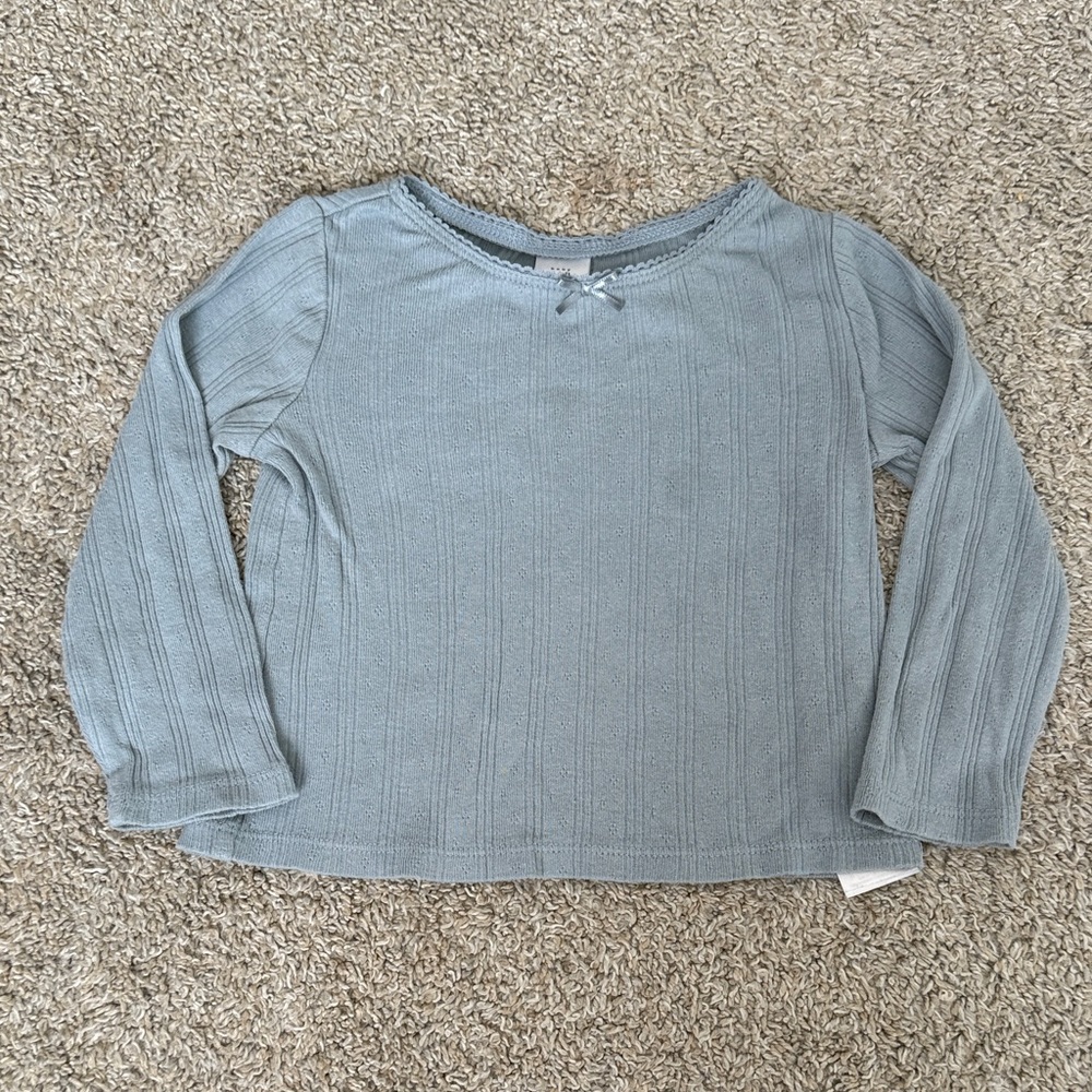5/$25: GAP Light Blue Pointelle Tee